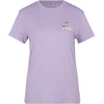 Magliette & T-shirt viola M di cotone Bio sostenibili mezza manica con manica corta per Donna Fila 
