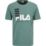 Magliette & T-shirt verdi S di cotone mezza manica con manica corta per Uomo Fila 