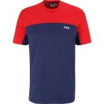 Magliette & T-shirt Regular Fit rosse S di cotone mezza manica per Uomo Fila 