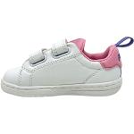 Sneakers larghezza E scontate casual rosa numero 27 chiusura velcro per bambini Fila Crosscourt 