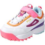 Chunky sneakers larghezza E casual rosa numero 19 per bambini Fila Disruptor 