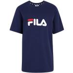 FILA Logo Solberg Classic T-Shirt, Blu Medievale, 134 cm-140 cm Unisex-Bambini e Ragazzi