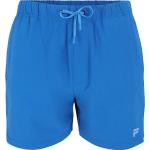 Shorts blu XS in poliammide da running per Uomo Fila 