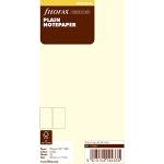 Filofax - Fogli di ricambio per agenda ad anelli, colore carta: Panna, ivory