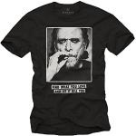 Find What You Love - Maglietta Uomo T-Shirt Charles Bukowski Nera XXXL