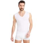 Magliette & T-shirt bianche S in microfibra traspiranti senza manica con scollo a V per Uomo 