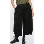 Pantaloni neri in viscosa con elastico per Donna Fiorella Rubino 