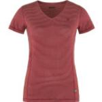 Fjällräven Abisko Cool T-Shirt - T-shirt - Donna Pomegranate Red XS