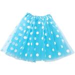 Gonne blu M in tulle a pois per Donna 