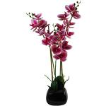 Vasi neri in ceramica per orchidee diametro 70 cm 65 cm 