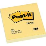 Foglietti riposizionabili classici Post-it Notes Giallo Canary™ blocchetto da 100 ff - 654