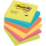 Foglietti riposizionabili Post-it Notes Energy 76x76 mm neon assortiti conf. 6 bloc. da 100 ff - 654-TFEN