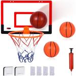 QDRAGON Mini Canestro Basket da Camera, Canestro Basket da Muro Basketball  Hoop con 3 Palline per Ragazzi, Ragazze, Bambini e Adulti