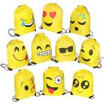 Sacche scontate gialle palestra per bambini Emoji 