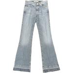 Fornarina "70 hippie vintage retro da donna, jeans con effetto invecchiato (blu) Blu 28 W