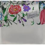 Sciarpe multicolore di seta a fiori stampate per Donna Gucci 