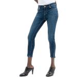 Jeans cropped blu 7 XL in denim per Donna Fracomina 