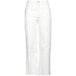 Jeans beige 6 XL di cotone tinta unita a vita alta per Donna Fracomina 