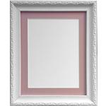Cornici shabby chic bianche 11x14 di legno portafoto Frames By Post 