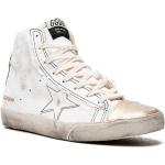 Sneakers alte larghezza A bianche numero 37 di gomma con stringhe per Donna Golden Goose Francy 