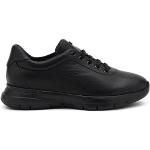 Sneakers larghezza E casual nere numero 38 di pelle per Donna Frau 
