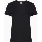 Magliette & T-shirt casual nere con scollo tondo mezza manica per Donna Freddy 
