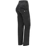 Jeans neri XS a vita alta per Donna Freddy WR.UP 