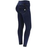FREDDY - Jeggings Push Up WR.up® 7/8 Superskinny Vita Media, Denim Scuro, Extra Small