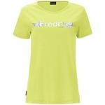 T-shirt scontate gialle S da fitness per Donna Freddy 