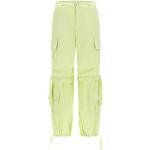 Pantaloni cargo casual verdi S per Donna Freddy 