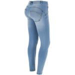 Pantaloni classici blu S in denim Bio a 5 tasche per Donna Freddy 
