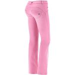 Jeans rosa S a vita bassa per Donna Freddy WR.UP 