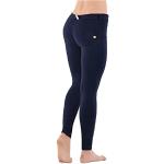 FREDDY - Pantaloni Push Up WR.up® Skinny Cotone Organico Vita Regular, Blu, Large