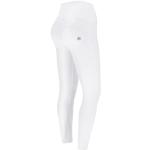 Pantaloni bianchi M in similpelle a vita alta per Donna Freddy WR.UP 