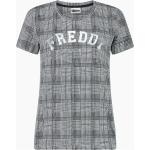 Maxi Magliette & T-Shirts grigie con scollo tondo mezza manica per Donna Freddy 