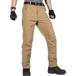 Pantaloni da lavoro marroni XXL di pile impermeabili da caccia per Uomo Free Soldier 