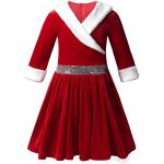 Costumi natalizi eleganti rossi 12 anni di pelliccia per bambina di Amazon.it 