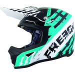Freegun XP4 Outlaw Bambini Motocross casco, nero-bianco-blu, dimensione M