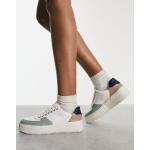 French Connection - Sneakers con suola spessa color block pop-Multicolore