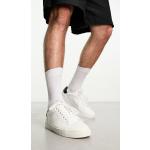 French Connection - Sneakers stile tennis bianco marina con tallone a contrasto