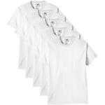 Magliette & T-shirt Regular Fit bianche M lavabili in lavatrice mezza manica per Uomo Fruit of the Loom Heavy 
