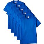 Magliette & T-shirt blu M di cotone mezza manica con manica corta per Uomo Fruit of the Loom Heavy 