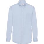 Camicie scontate blu 3 XL taglie comode manica lunga con manica lunga per Uomo Fruit of the Loom 