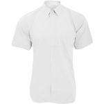 Magliette & T-shirt bianche S in popeline mezza manica con manica corta per Uomo Fruit of the Loom 