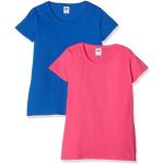 Bluse multicolore S per Donna Fruit of the Loom Valueweight 