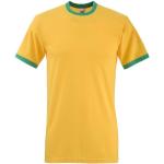 Magliette & T-shirt verdi XXL di cotone mezza manica con scollo rotondo per Uomo Fruit of the Loom 