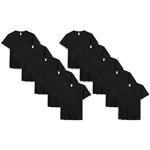 Magliette & T-shirt nere XXL taglie comode mezza manica con manica corta per Uomo Fruit of the Loom Valueweight 