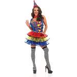 Fun Shack Costume Pagliaccio Donna, Pagliaccio Costume Donna, Vestito Clown Donna, Clown Costume Donna, Vestito Pagliaccio Donna, Costume Carnevale Donna Pagliaccio S