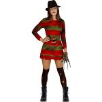 Funidelia | Costume di Freddy Krueger - Nightmare, dal profondo della notte UFFICIALE per donna taglia S Freddy, Film di paura, A Nightmare on Elm Street, Horror - Multicolore