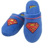 Pantofole larghezza E azzurre numero 45 in poliestere per Donna Superman 